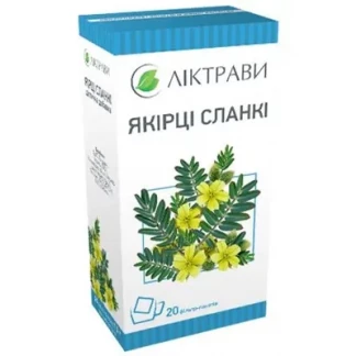  ЯКІРЦІ СЛАНКІ фіточай по 1,5г у фільтр-пакетах №20-0