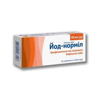 ЙОД-Норміл таблетки по 100мкг №50-0