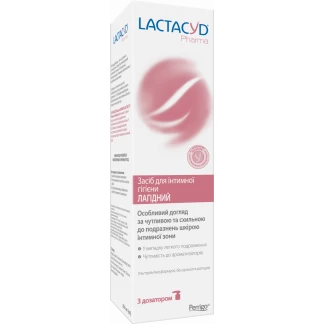 Засіб для інтимної гігієни Lactacyd (Лактацид) Фарма Лагідний з дозатором 250 мл-0