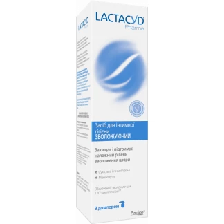 Засіб для інтимної гігієни Lactacyd (Лактацид) Фарма Зволожуючий з дозатором 250 мл -0
