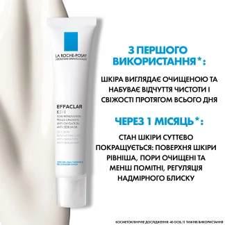 Засіб La Roche-Posay (Ля Рош-Позе) Effaclar K+ для комбінованої жирної шкіри обличчя 40мл-2