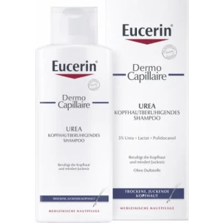 Шампунь Eucerin (Эуцерин) DermoCapillaire Shampoo Urea успокаивающий для сухой и поврежденной кожи головы 250 мл (69657)-0