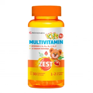 Вітаміни ZEST (Зест) Kids Мультивітамін пастилки жувальні №30-1