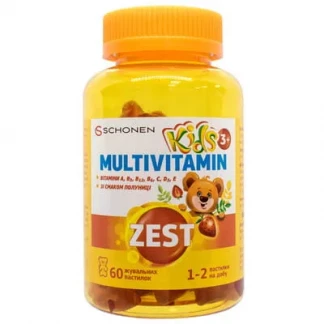 Вітаміни ZEST (Зест) Kids Мультивітамін пастилки жувальні №60-1
