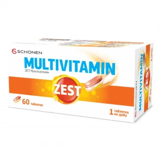 Вітаміни ZEST (Зест) Мультивітамін таблетки №60-0