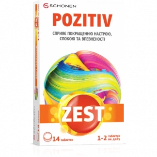 Вітаміни ZEST (Зест) Позитив таблетки №14-0