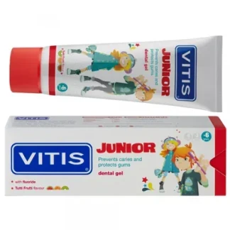 Зубна гель-паста Vitis (Вітіс) Junior для дітей 75мл-0