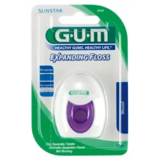 Зубна нитка GUM (Гам) Expanding Floss з ефектом розширення 30м-0