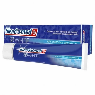 Зубна паста Blend-a-Med (Бленд-а-Мед) 3D White арктична свіжість 75мл-0