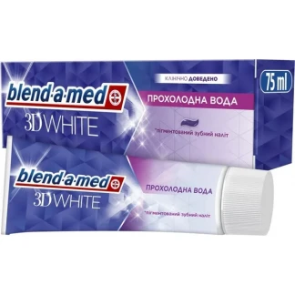 Зубная паста Blend-a-med (Бленд-а-мед) 3D White Прохладная вода 75мл-0