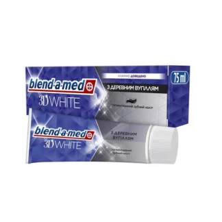 Зубна паста Blend-a-Med (Бленд-а-мед) 3D White з деревним вугіллям 75мл-0