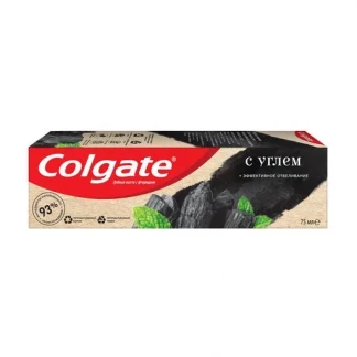 Зубна паста Colgate (Колгейт) ефективне відбілювання з вугіллям 75мл-1