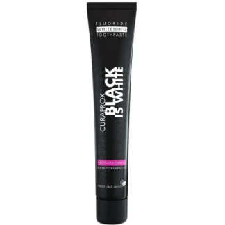 Зубна паста Curaprox (Курапрокс) Black is White відбілювальна 90мл (чорна упаковка)-0