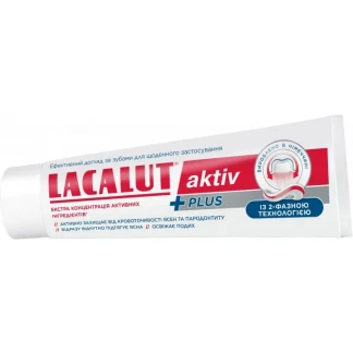 Зубна паста Lacalut (Лакалут) Актив Плюс 75 мл-0
