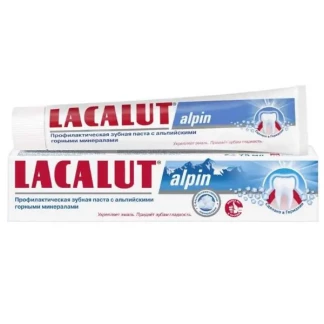 Зубна паста Lacalut (Лакалут) alpin 75мл -0