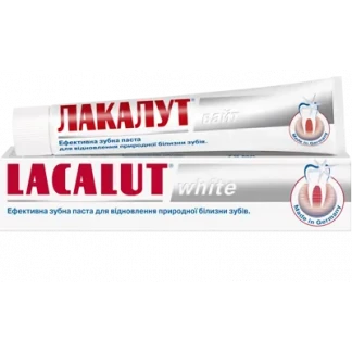 Зубна паста Lacalut (Лакалут) White 75мл-0