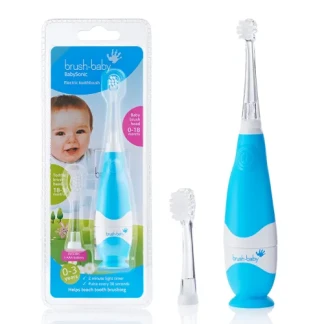 Зубна щітка електрична Brush-Baby (Браш-Бейбі) BabySonic (блакитна)-0