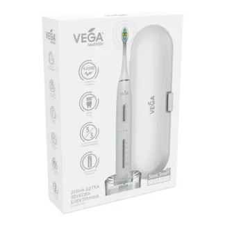 Зубная щетка электрическая Vega (Вега) Pro Sonic Smart (VT-800W) звуковая белая-0