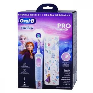 Зубна щітка Oral-B (Орал-Бі) електрична Kids 3+ Frozen+чохол-0