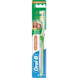 Зубна щітка Oral-B (Орал-В) 3-Effect Maxi Clean 40 medium/orta середньої жорсткості-0