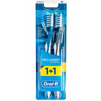 Зубна щітка Oral-B (Орал-Бі) Pro-Expert Все в одному 40 середньої жорсткості 1+1-0