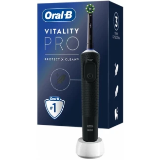Зубная щетка Орал-В  (Oral-B) электрическая Vitality D103.413.1 Sens Clean чорная-0