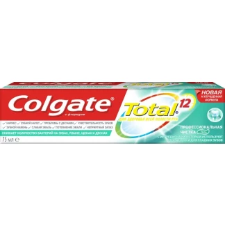 Зубний гель Colgate (Колгейт) Total 12 Професійне чищення 75 мл-0
