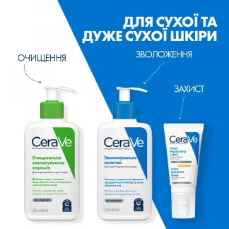 Молочко зволожуюче CeraVe (СераВе) лосьйон для сухої та дуже сухої шкіри обличчя та тіла 236мл-7