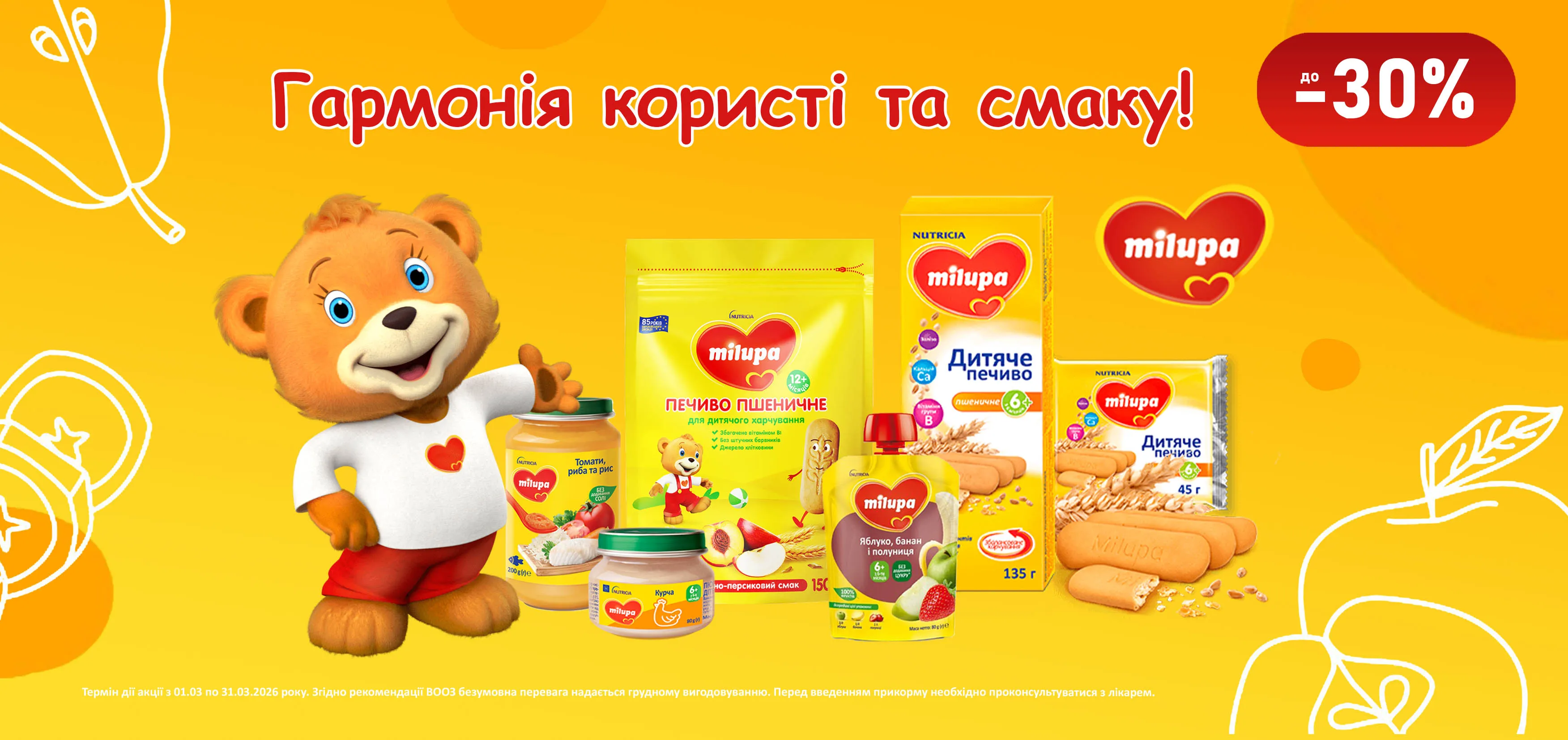 Акція березень Milupa 2026