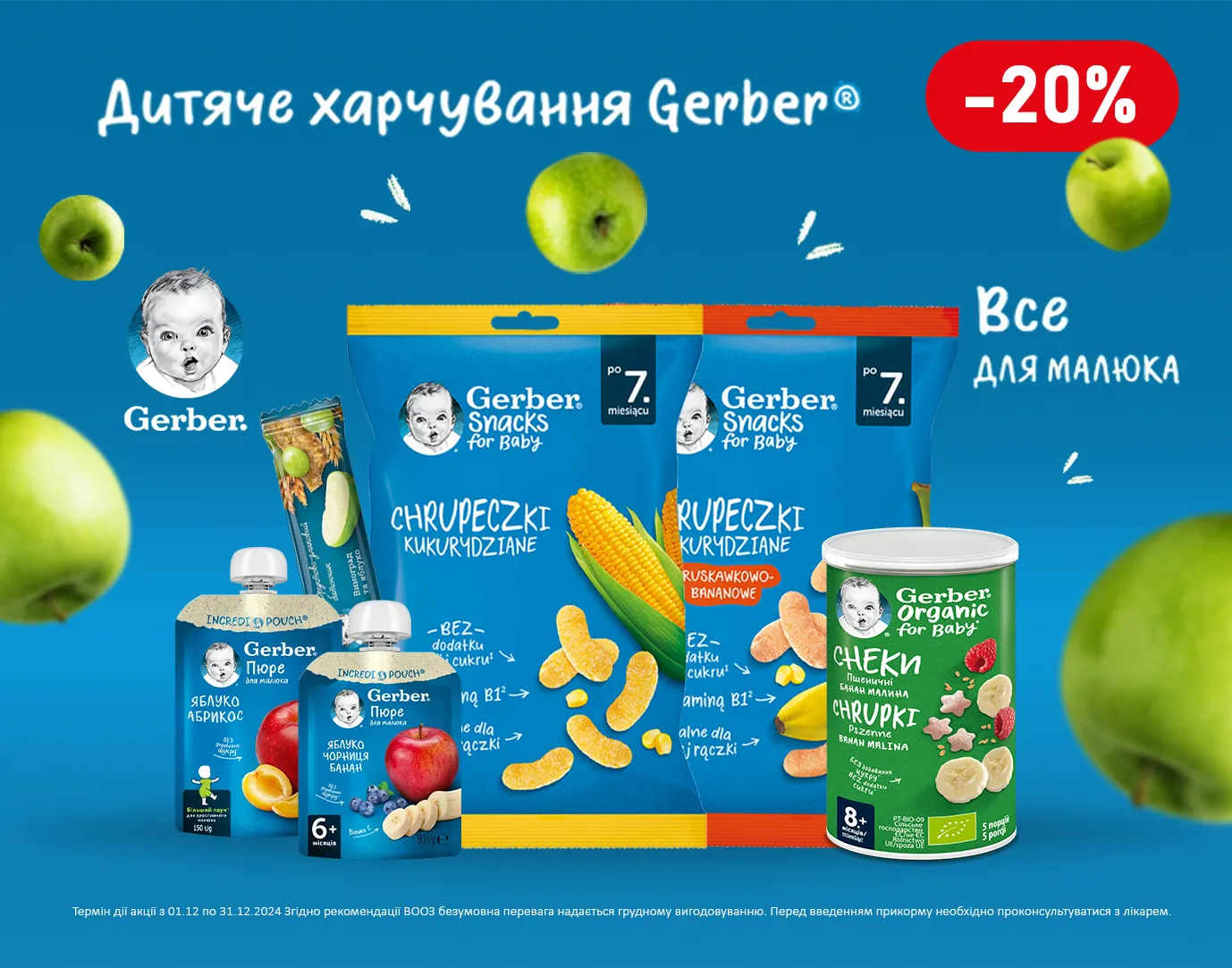 Акція грудень Gerber