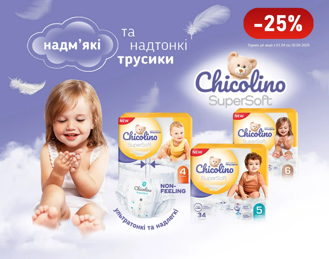 Акція квітень Chicolino
