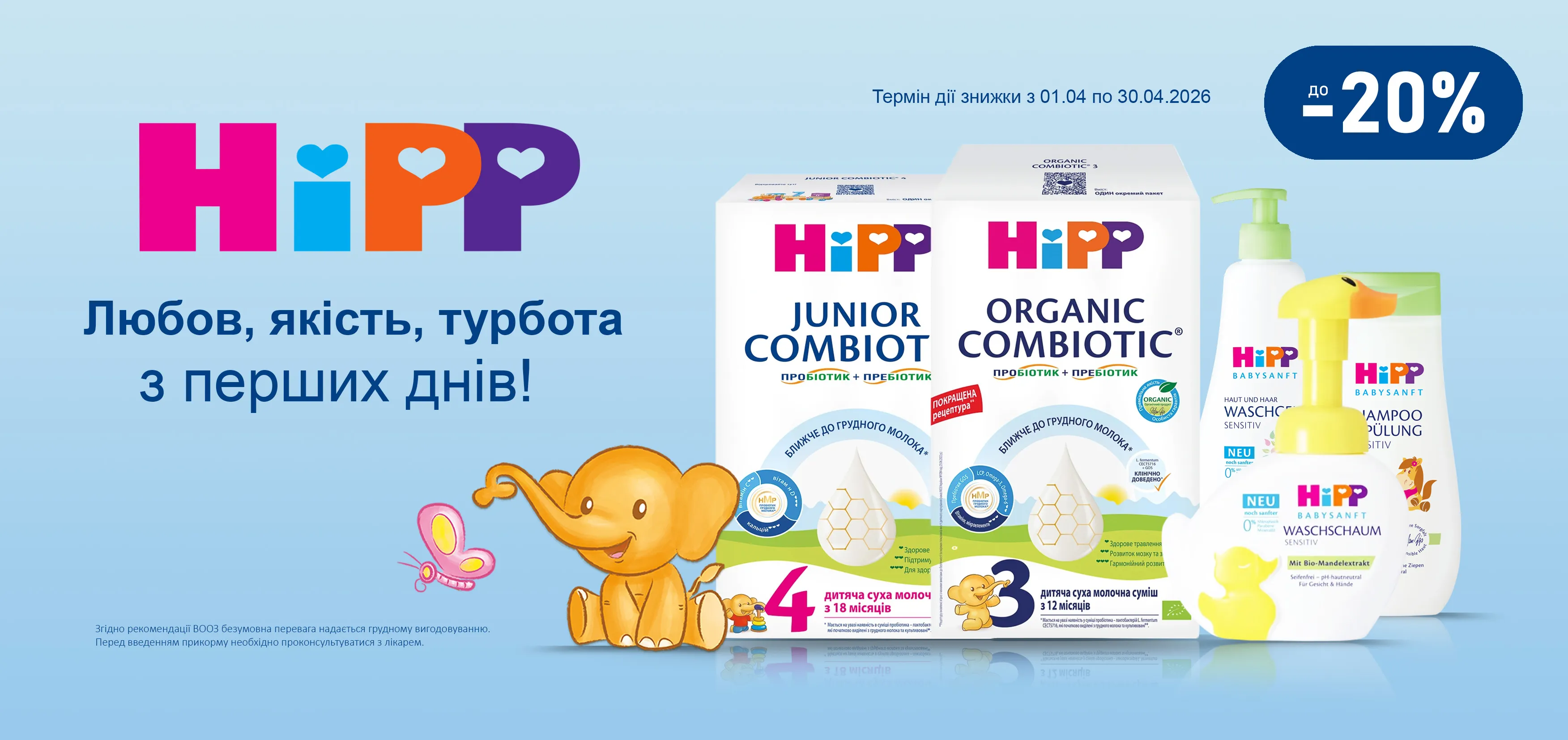 Акція квітень HiPP