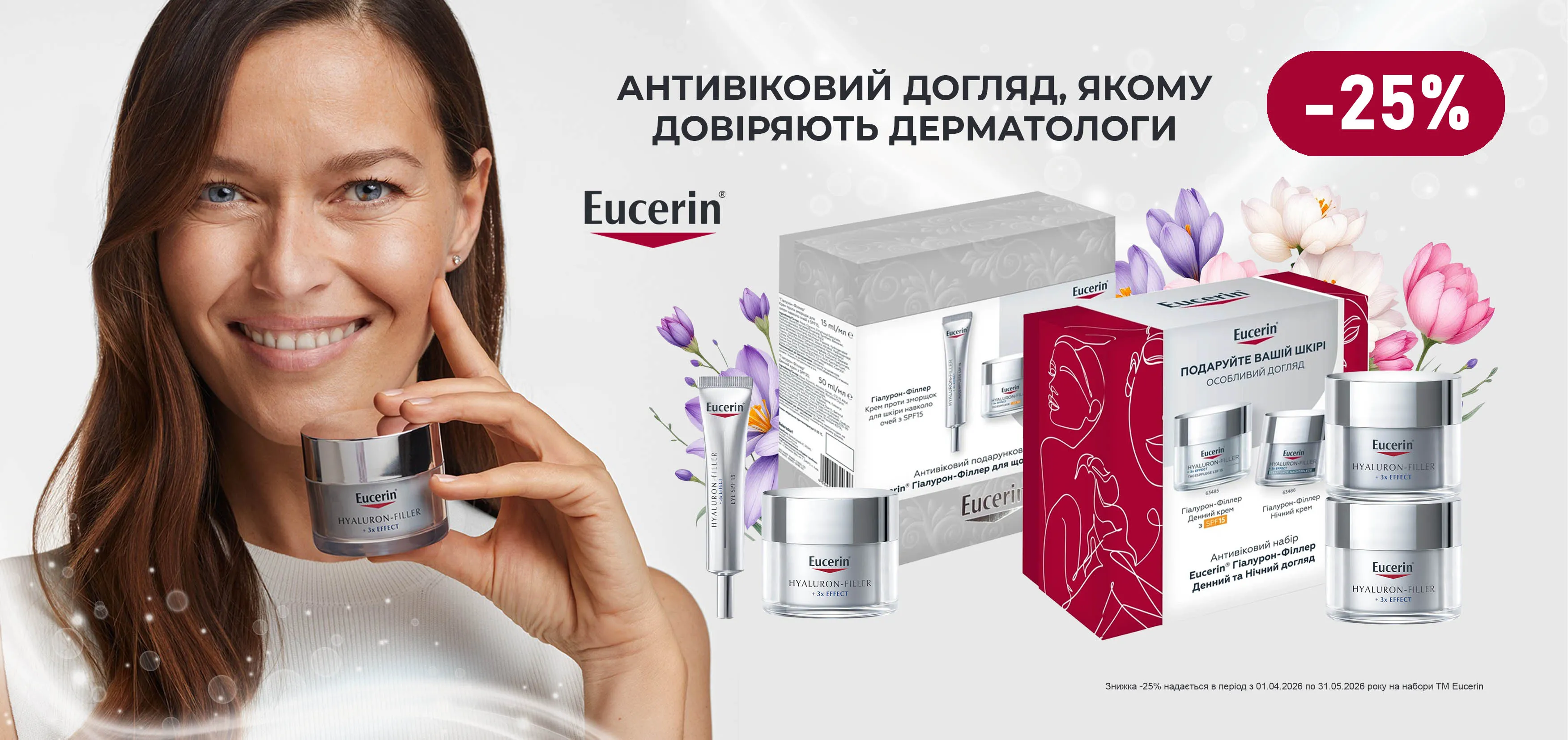 Акція квітень-травень Eucerin набір