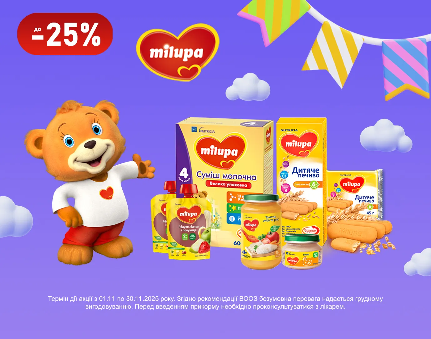 Акція листопад Milupa, Нутрілон