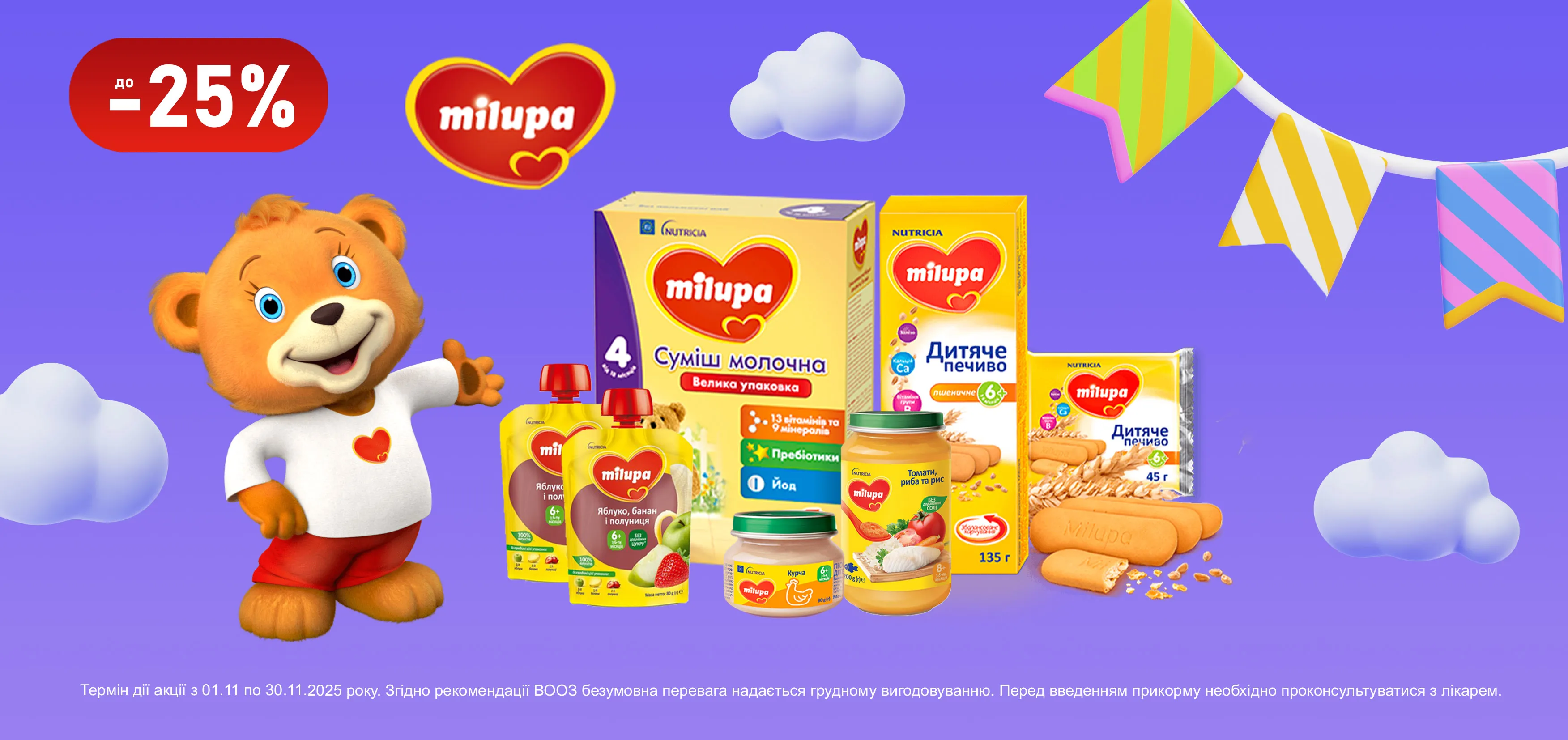 Акція листопад Milupa, Нутрілон