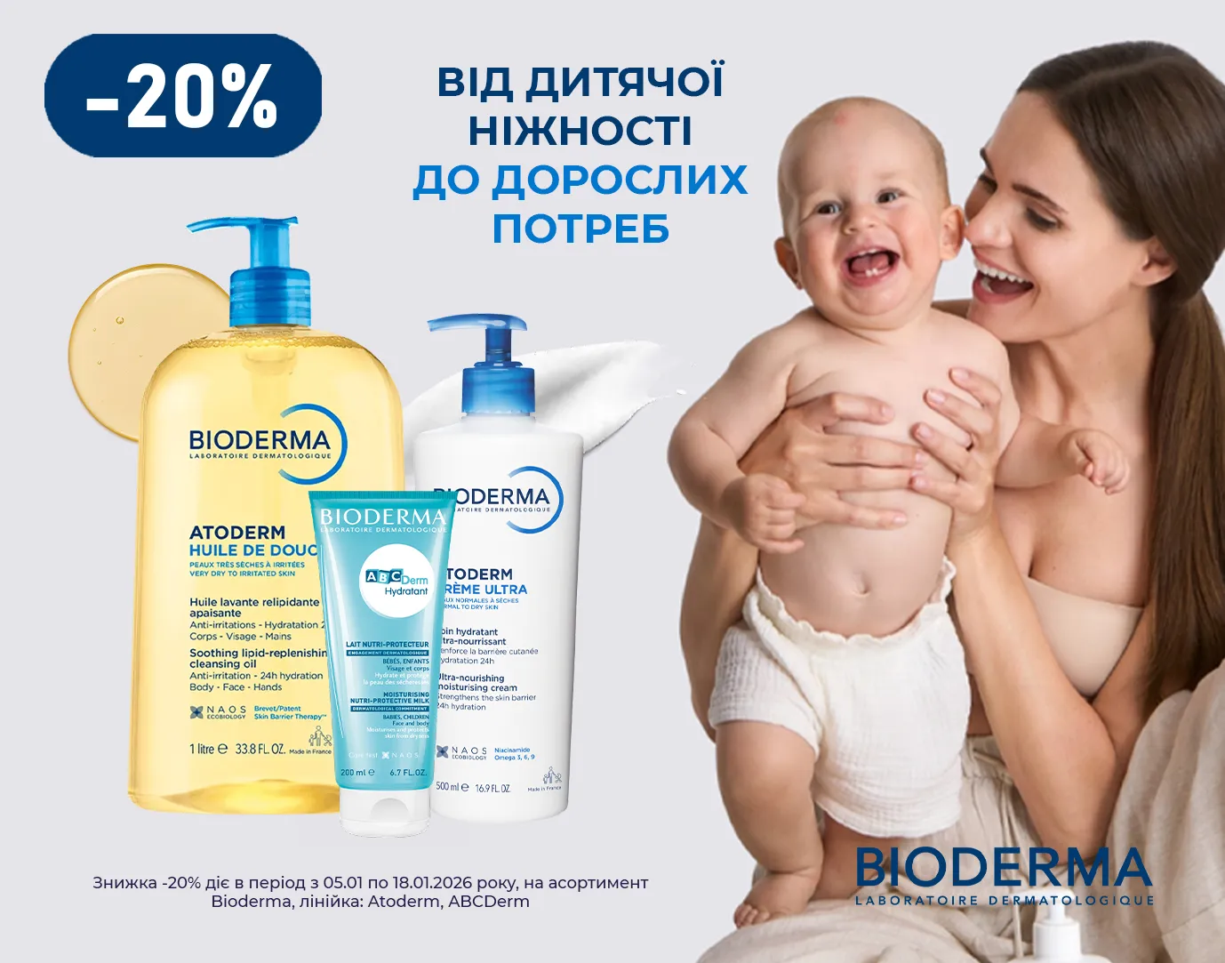 Акція січень Bioderma