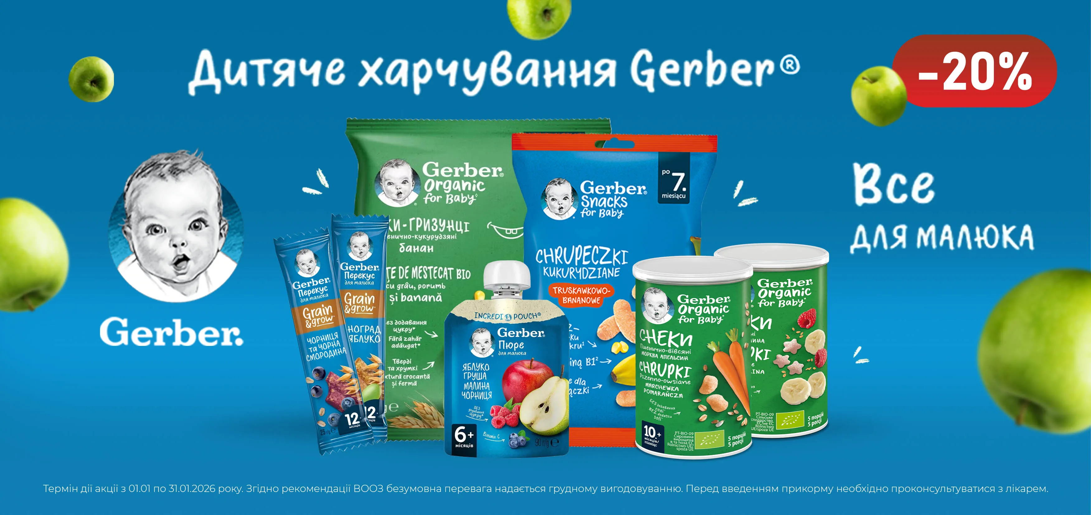 Акція січень Gerber