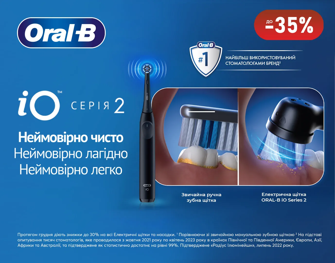 Акція вересень Oral-B електричні щітки